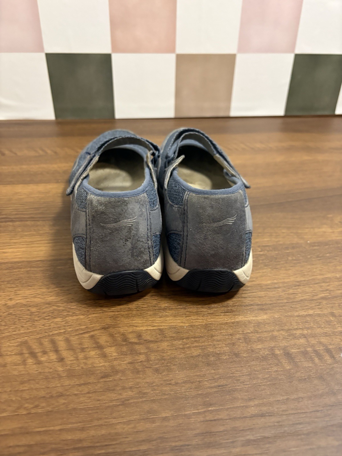 Dansko Womens Mary Jane Shoes EU 41 Blue Gray Suede Textile Comfort Flats