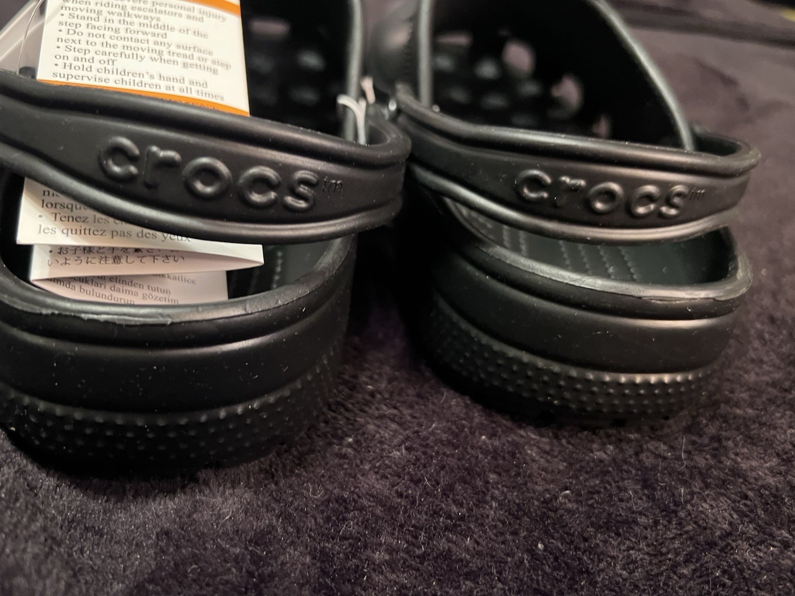 NEW Authentic Crocs Classic Black Clogs Men’s & Women’s Multiple Sizes