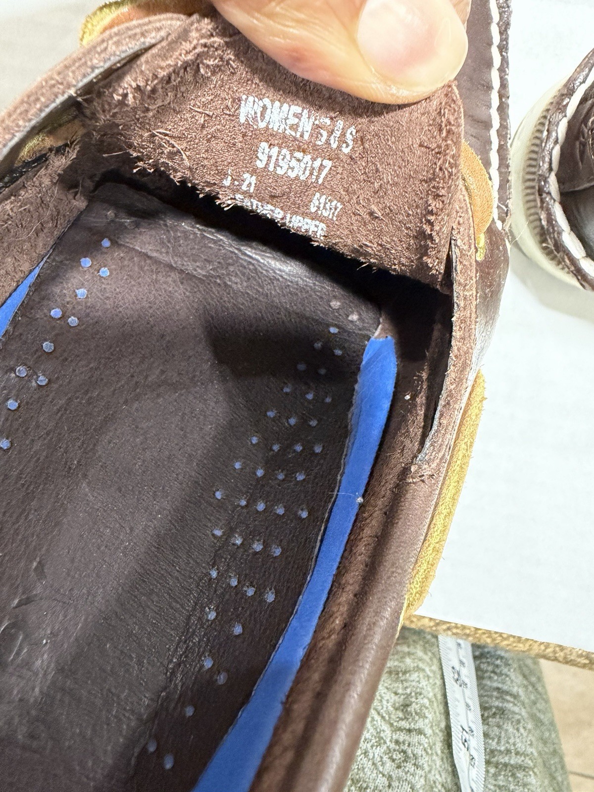 Sperry Top-Sider Women’s Brown Leather Boat Shoes Lace-Up Comfort US 8 M
