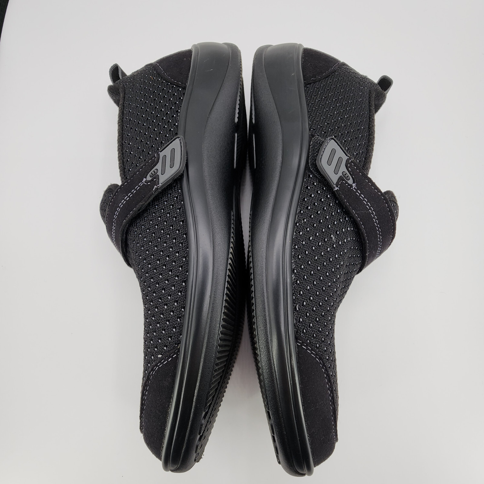 Orthofeet 823 Quincy Shoes Womens 10.5 B Medium Black Loafers NO INSOLES READ