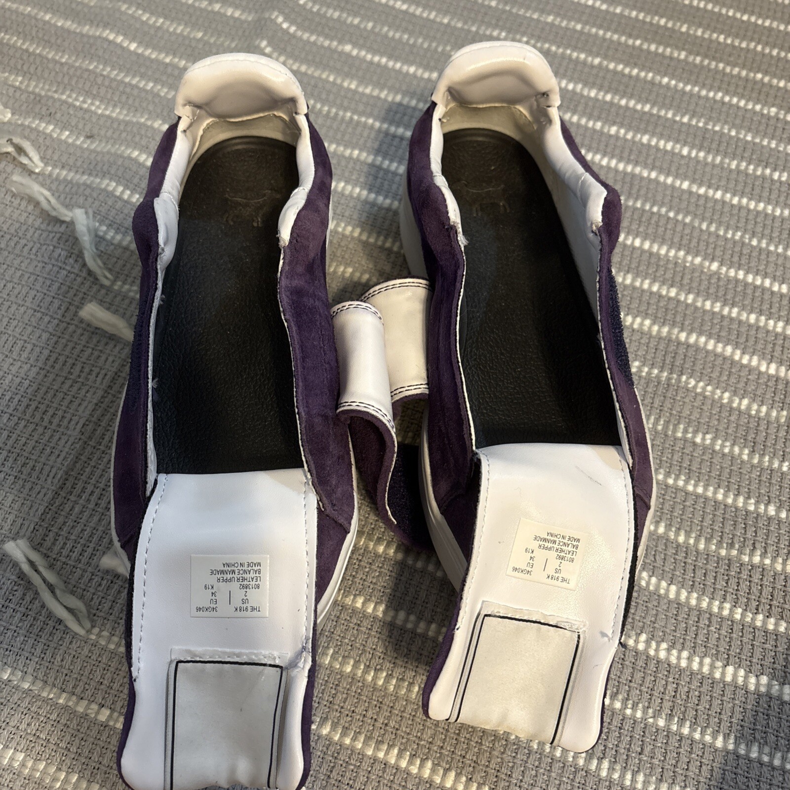 Goats Purple Suede “The 918” Platform Slip-on Sneakers W size 2 / kids size 1-2