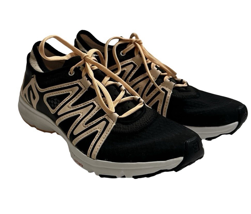 Salomon Womens Size 7 Crossamphibian Swift 2 Black Hiking Walking Water Sneakers