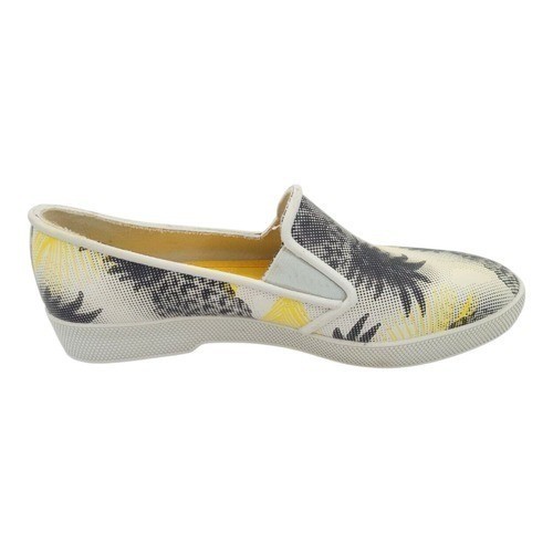 Cougar Shoes Samba Slip On Comfort Womens White Pineapple Waterproof Size 7
