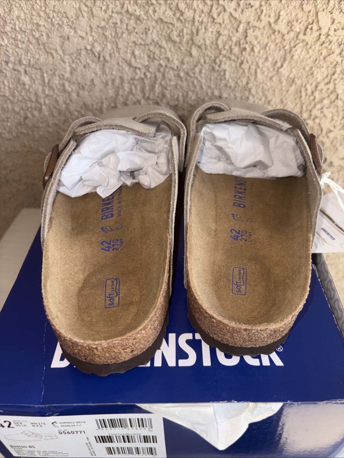 Birkenstock Boston Soft Footbed Unisex EU 42 / 11 -11.5 Women , 9-9.5 Men