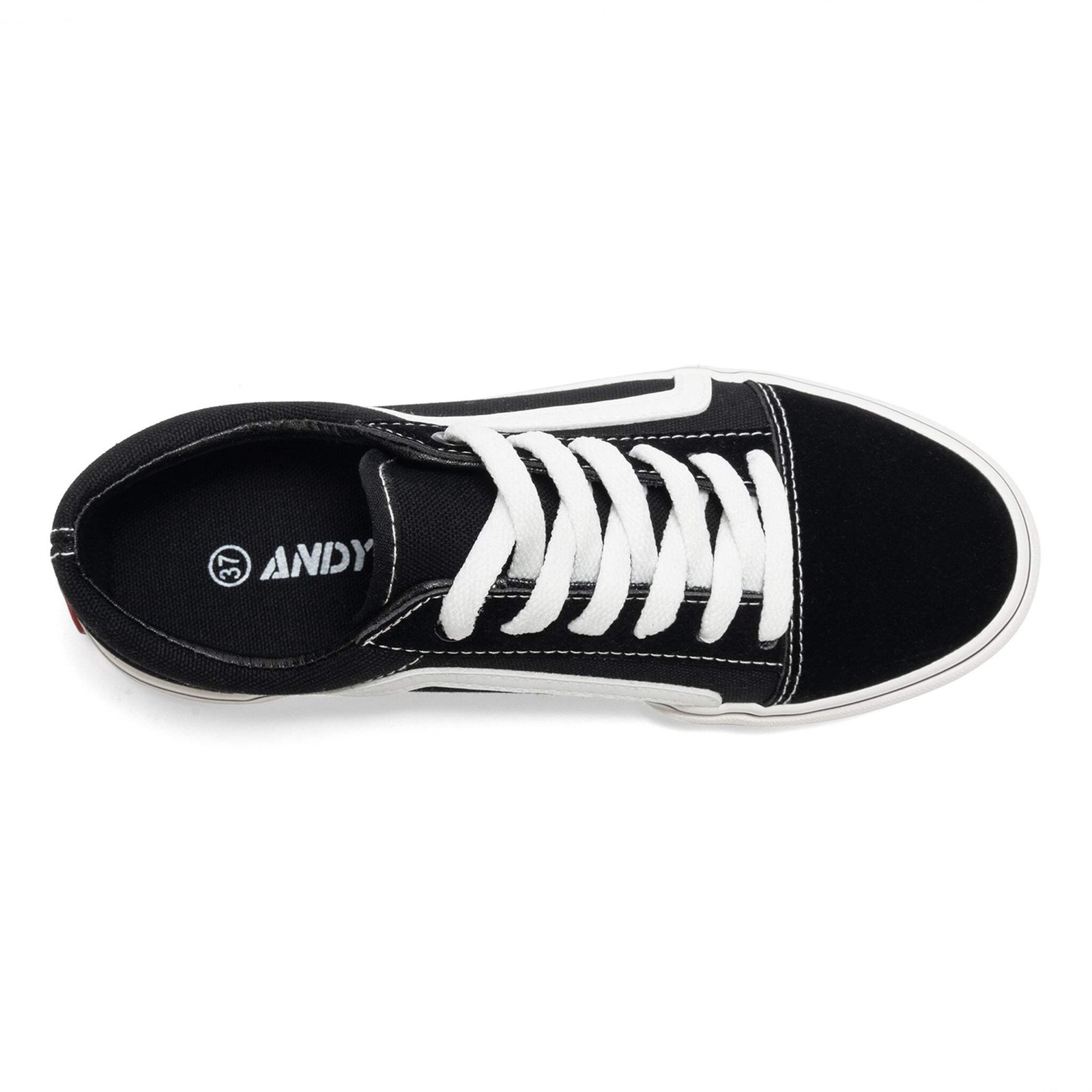 Women’s Classic Retro Canvas Faux Leather Sneakers Low Top Casual Walking Shoes