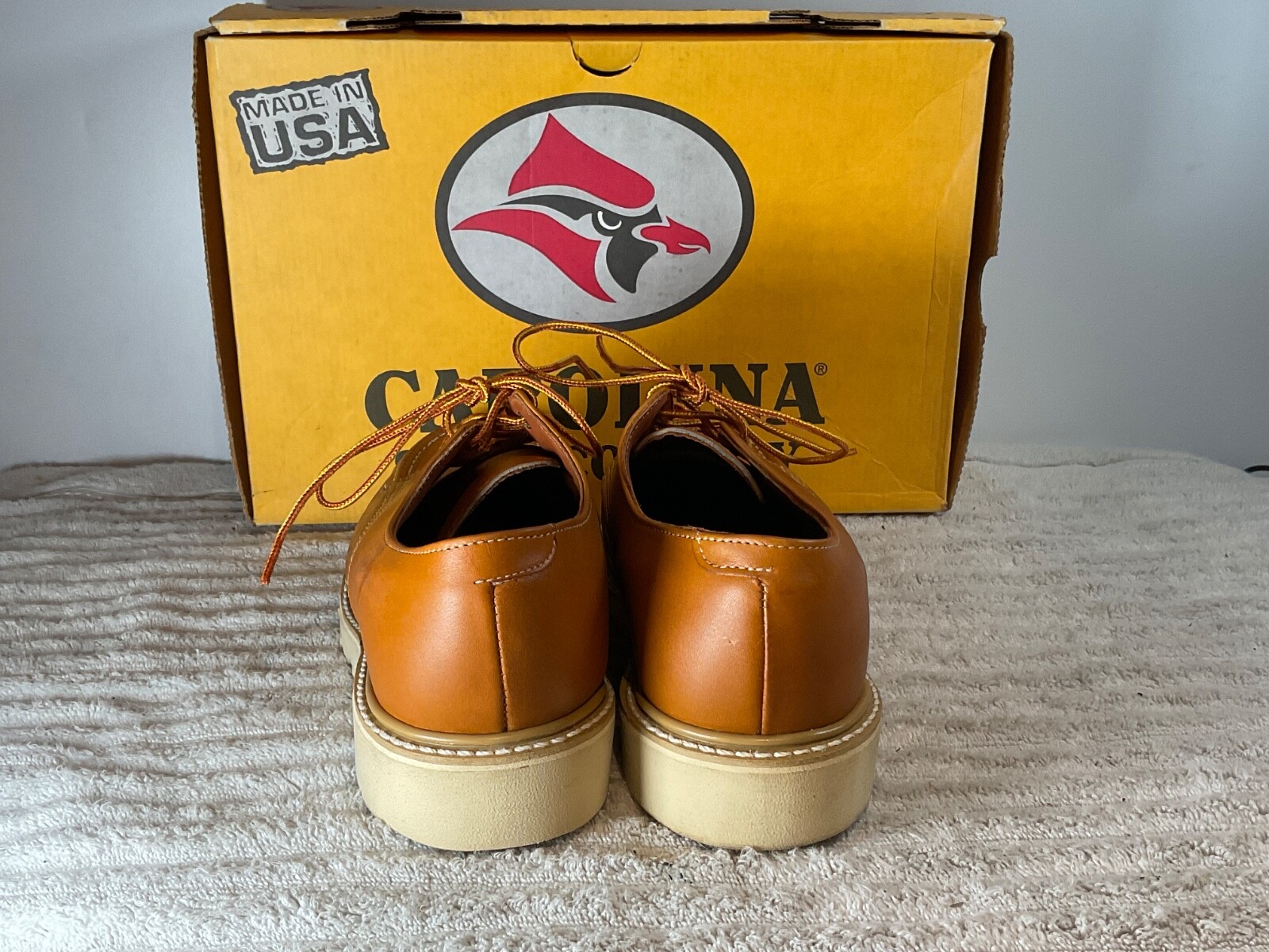 NOS MENS CAROLINA CUSHIONED ALPINE OXFORD 77 MULTIPLE SIZES – SOFT TOE