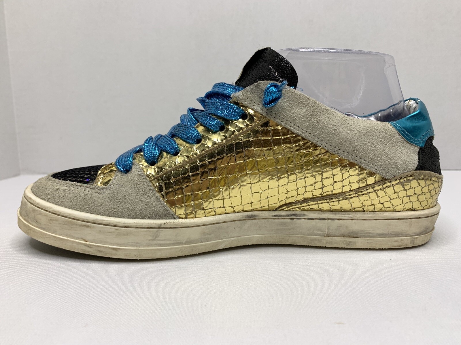 P448 Queens You Can Surf Later Metallic Low Top EU37 Sneakers P81