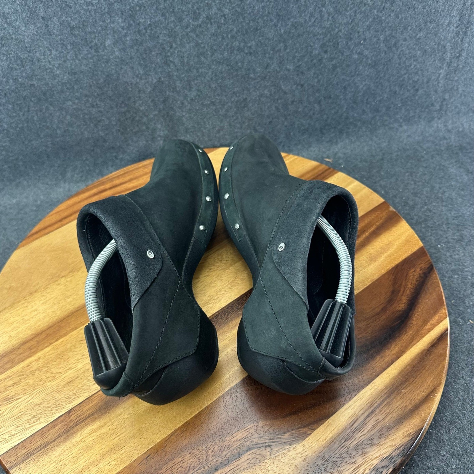 Merrel Shoes Womens 10 Luxe Wrap Casual Slip On Mule Clogs J68660 Black Leather
