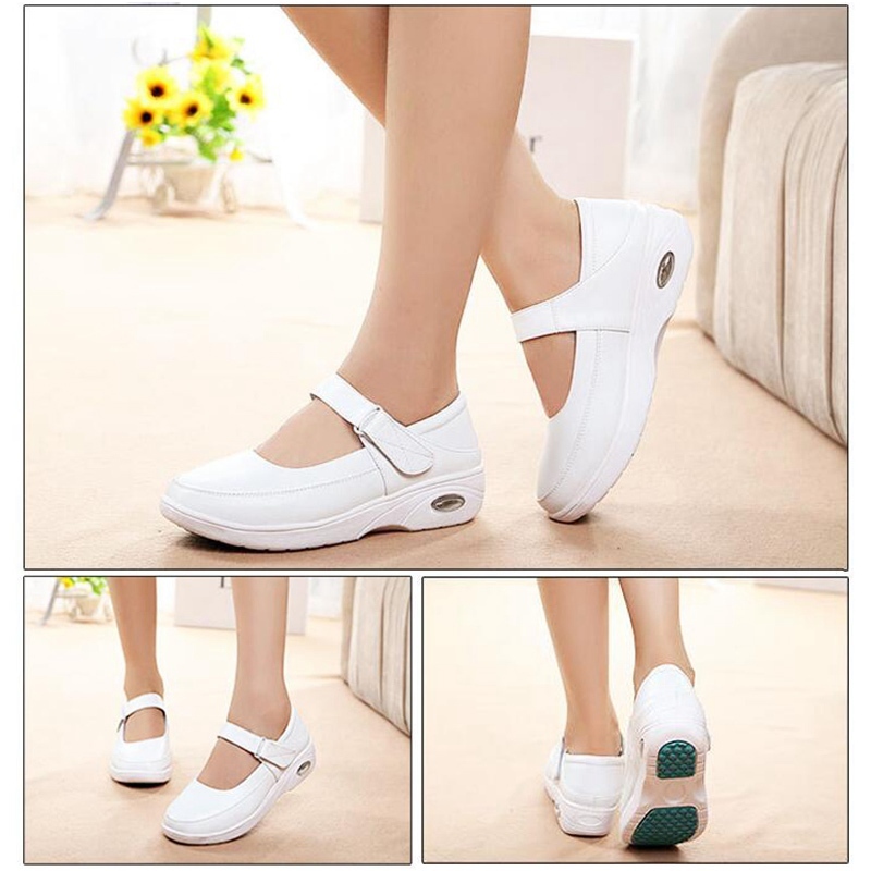 White Nurse Shoes Nursing Work Shoes Newest Resistant Comfort Mary Jane Slip