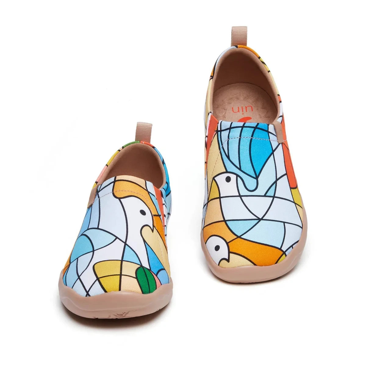 Women Size 5-11 UIN Slip On Shoes Canvas Comfortable Loafers “Blessings Dove”