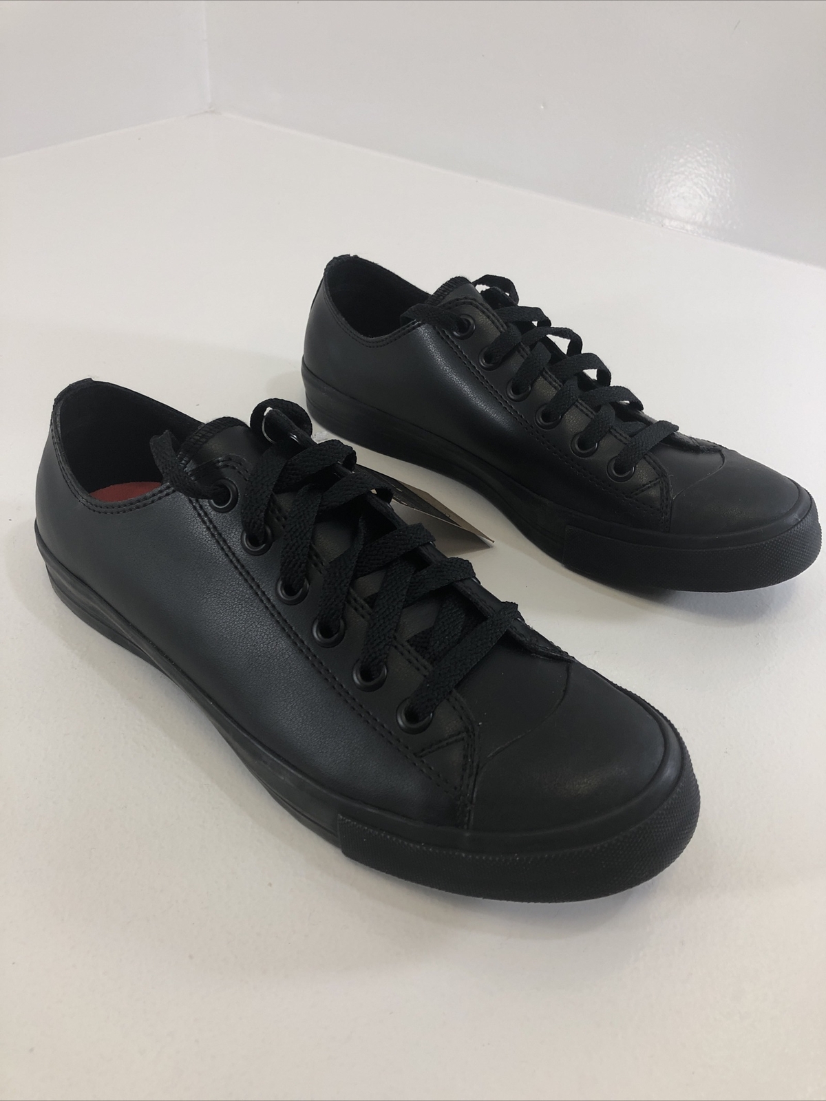 Shoes For Crews Womens Old School Low Rider IV Leather Shoe Size 9 Black New