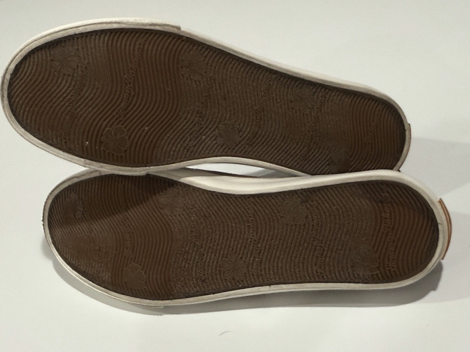 Tommy Bahamas Women’s Canvas Slip On Sneakers Gray/Brown Size 7.5 – Pre-owned