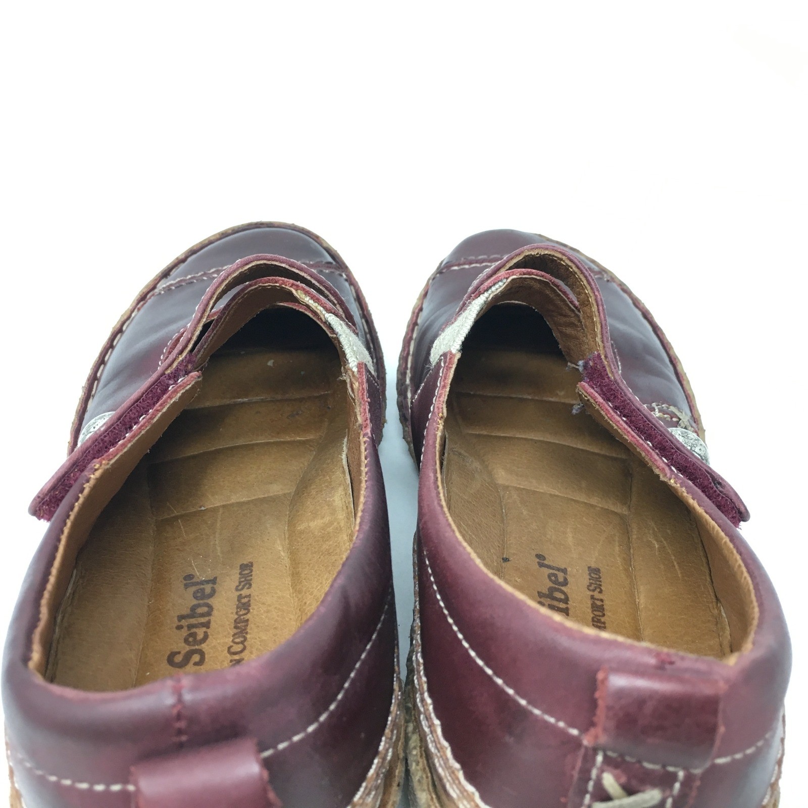 Josef Seibel Rosalie 13 Mary Jane Clogs Shoes Womens Size 9 US 40 EU Burgundy