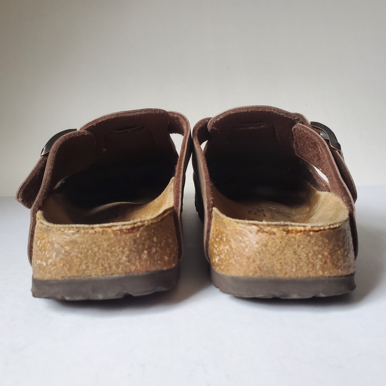 *Wear Birkenstock Betula Mocha Leather Clog Size 8 Ladies Men 6 Anatomic Footbed