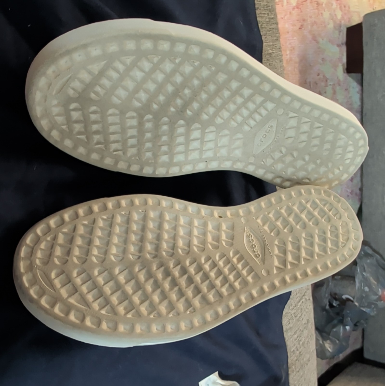Crocs Citilane Roka Womens Size 10 Perforated Slip On Sneakers Gray White 204622