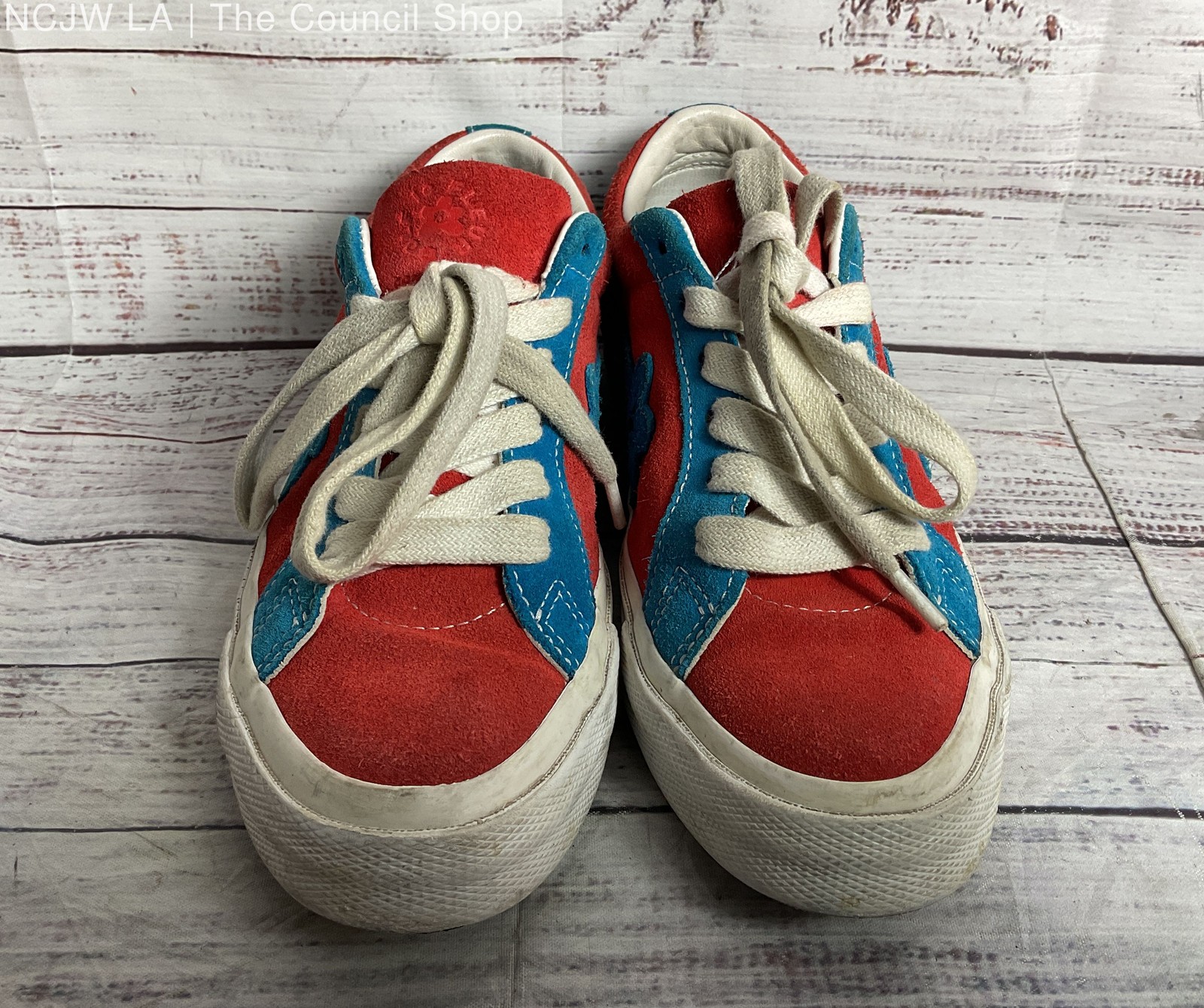 Converse Golf Le Fleur One Star Suede Sneakers Ox Molten Lava Women’s 7 Men’s 5