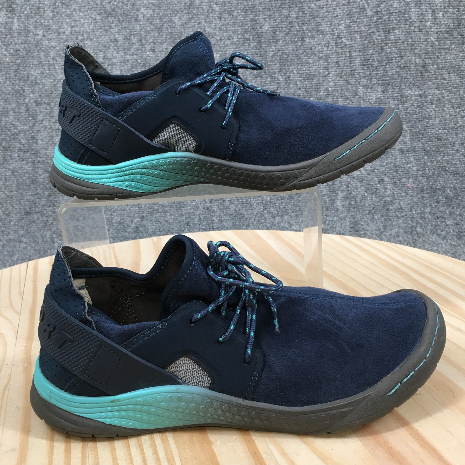 JSPORT by Jambu Catskill Sneaker Shoes Womens 7 M Casual Lace Up Suede Blue