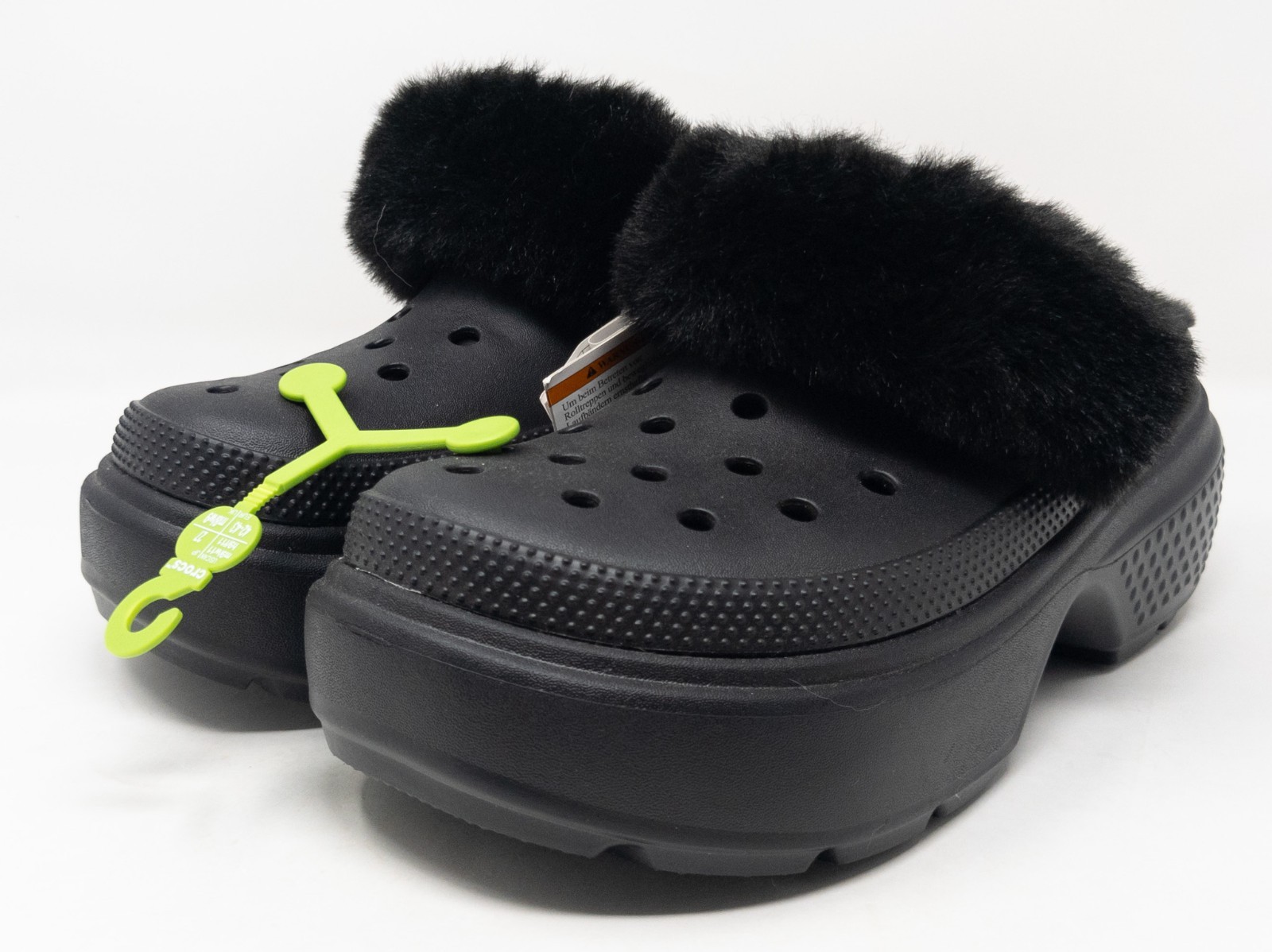 [Sz 11] Crocs Stomp Lined Clog Black Women’s