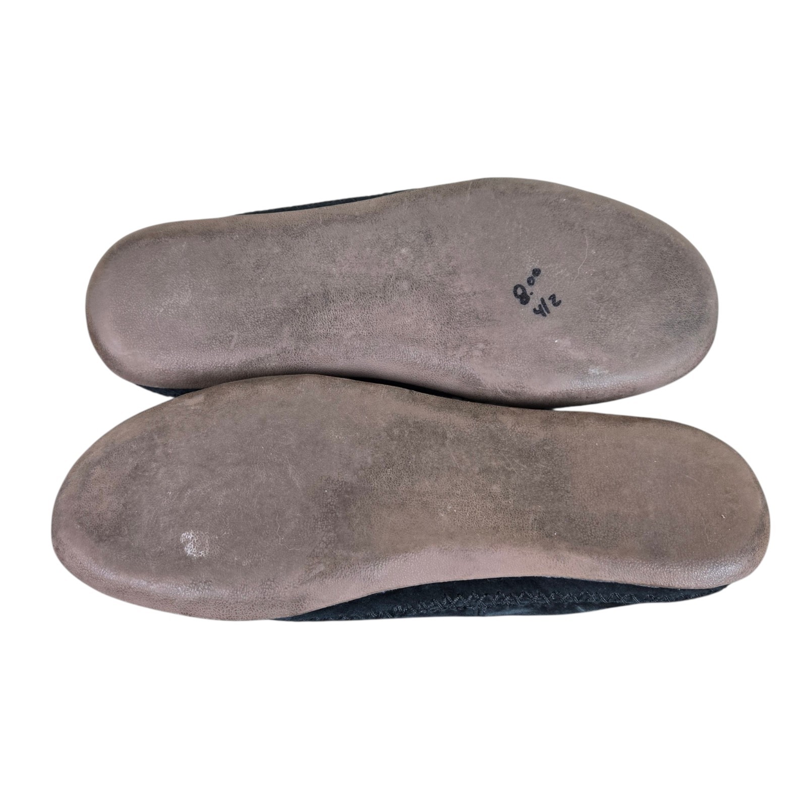 UGG Tamara Slip On Mules Sz 8 Suede Shearling Black Comfort Cozycore