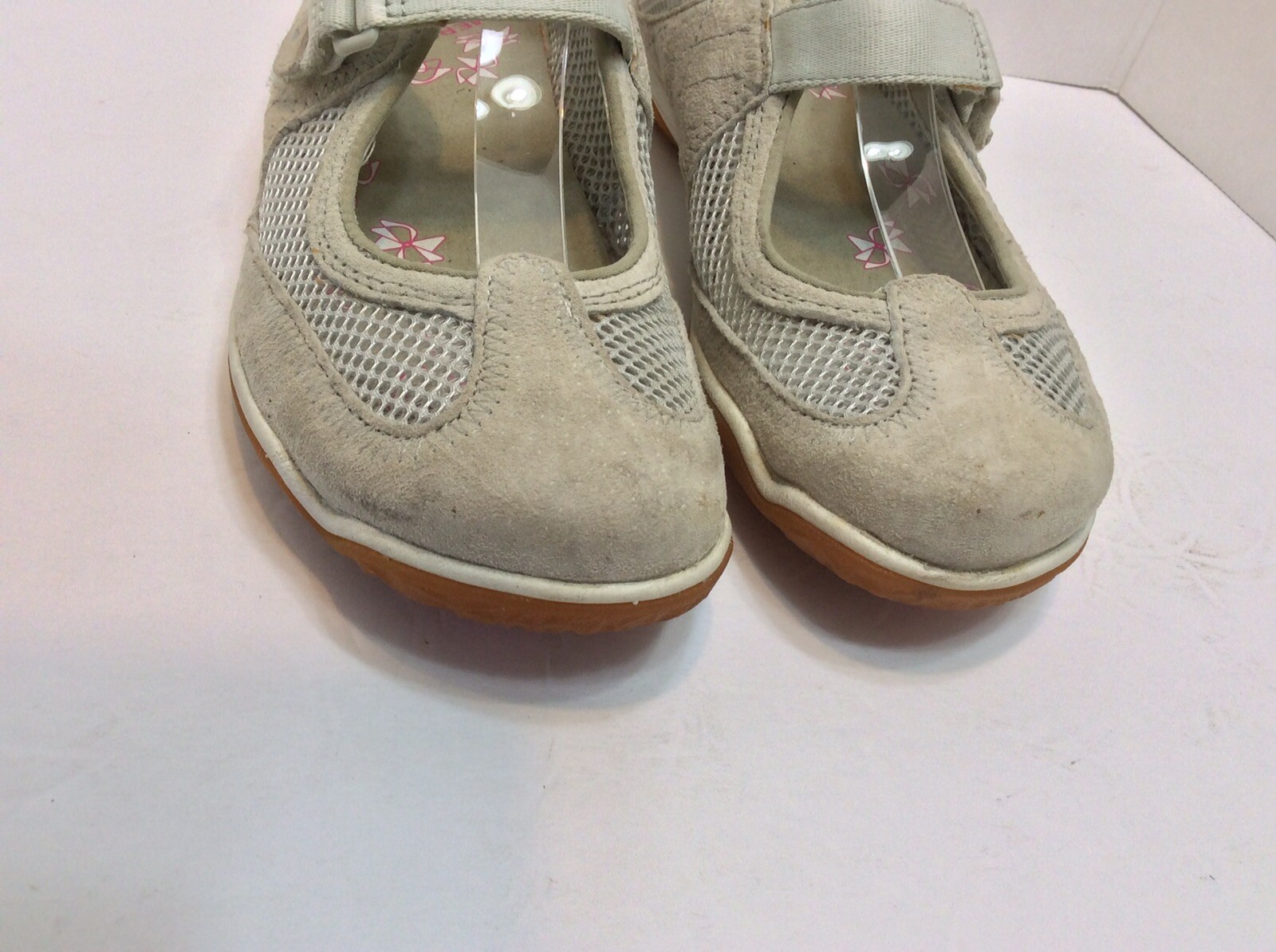 MERREL Air Cushion Gray Mesh/Suede Mary Jane Comfort Women Shoes Size US8 UK5.5