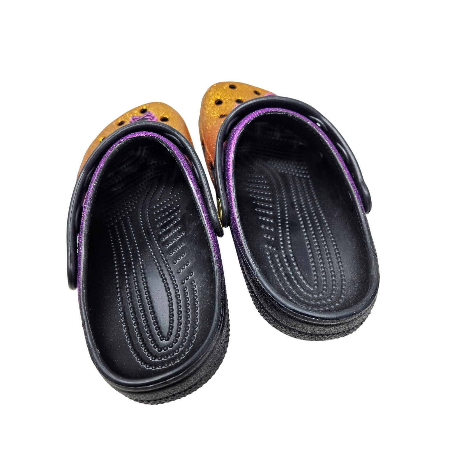 NEW Crocs 7 Hocus Pocus Glitter Clog Jibbetz Halloween Witch Casual Comfort
