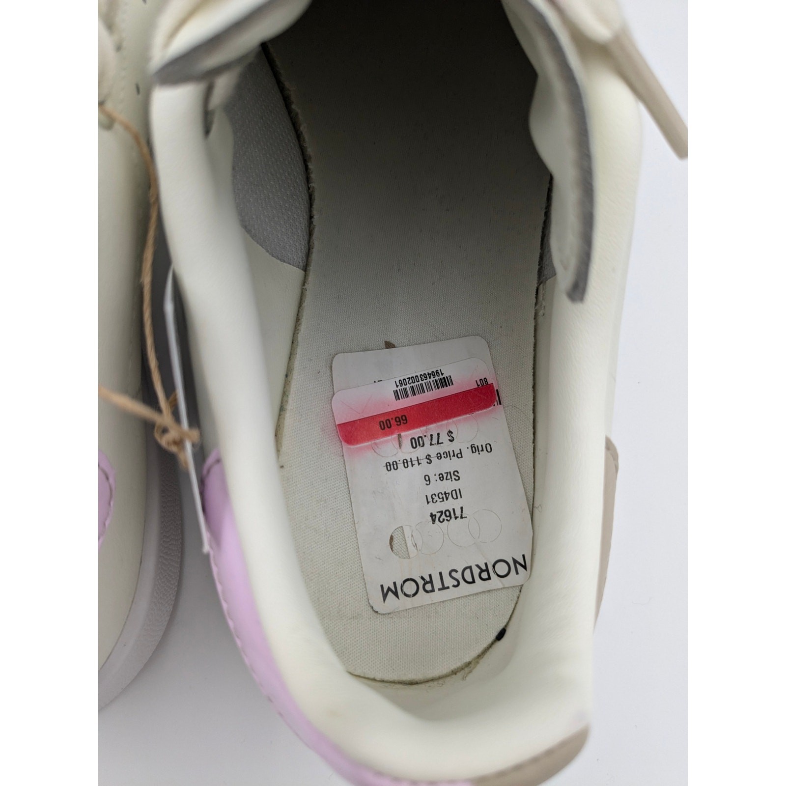 Adidas Stan Smith sneakers women’s casual shoes Off White size US6 EU37 1/3