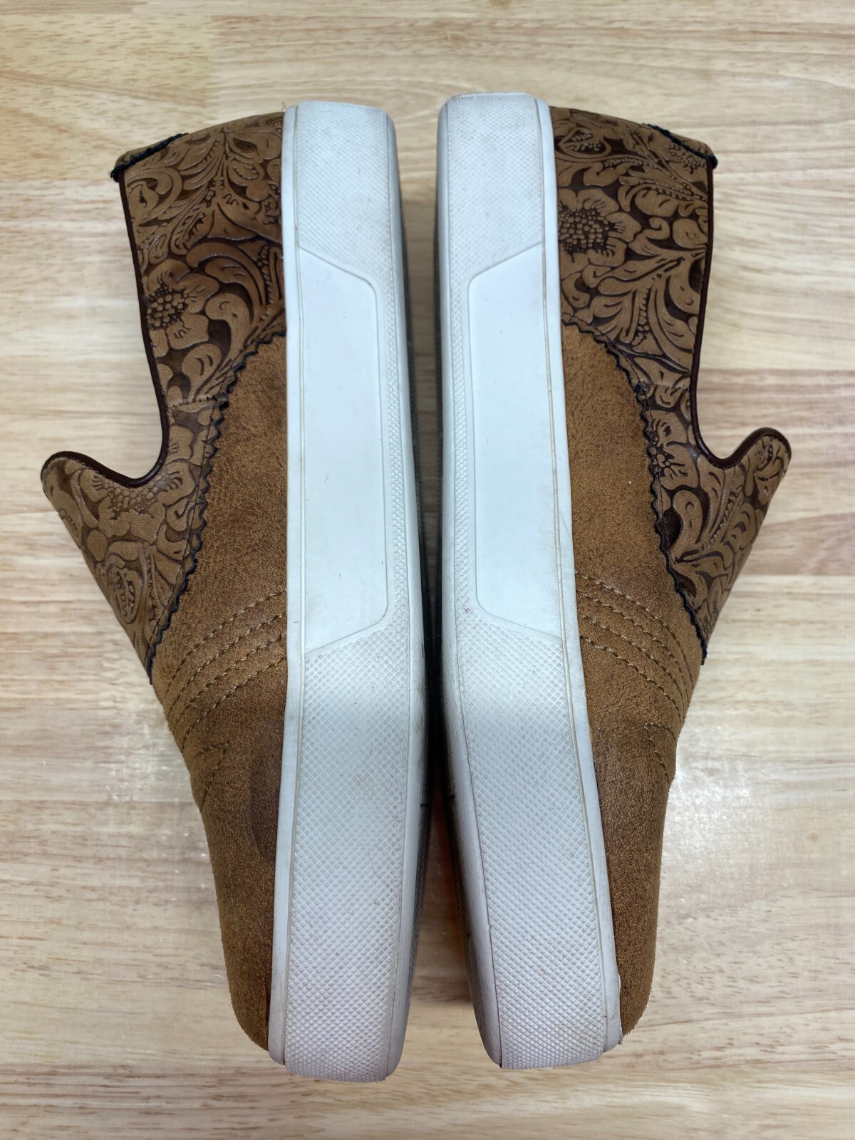 Volatile Faux Tooled Leather Rosecrans Slip on Shoe Women’s 10 Western Cowgirl