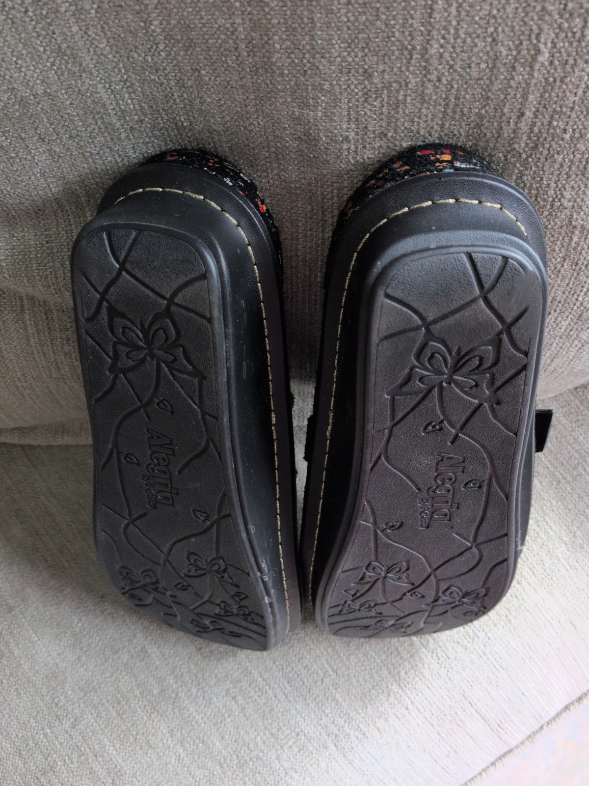 Alegria Brigid Women’s Posh Slip-On Geometric Pattern Mules Size 39EU