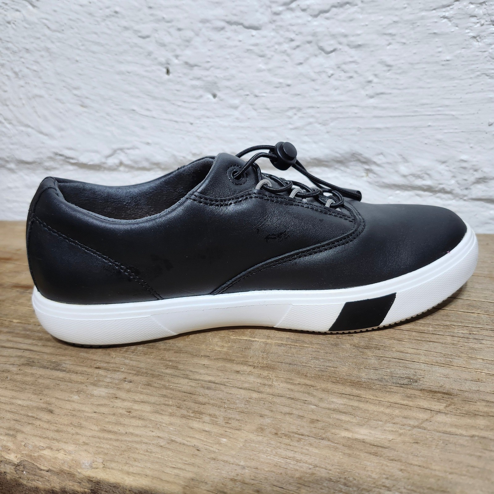 Anodyne No. 93 Black Leather Comfort Walking Shoes Womens 7M Orthopedic Sneaker