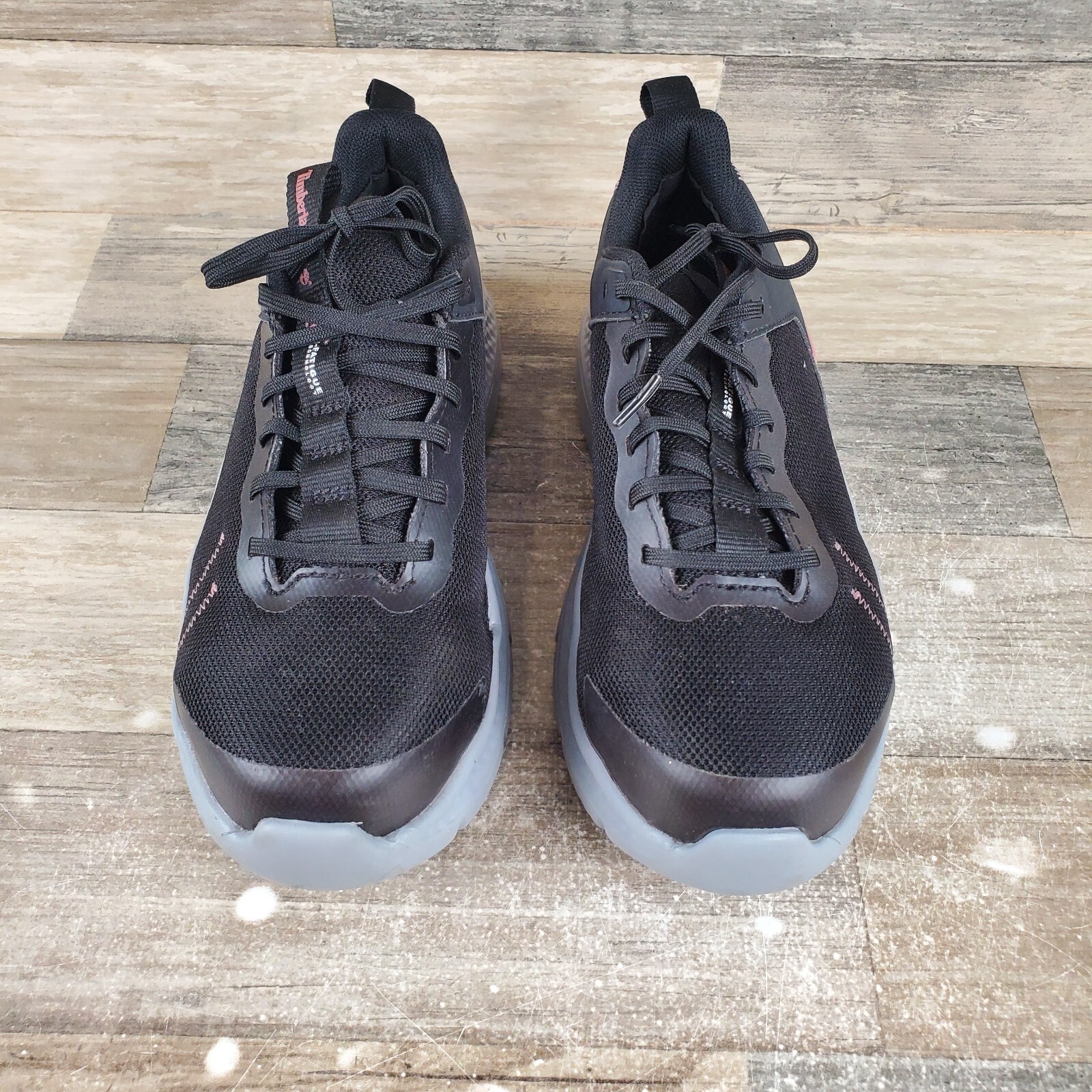 Timberland Pro Setra Womens Work Shoes Sz 5.5 W Composite Toe Black Rose Sneaker