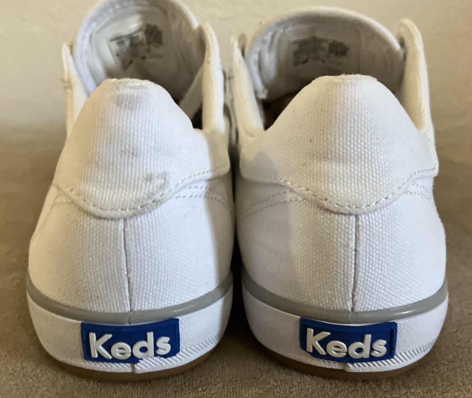 Keds Shoes 7.5 W Women White Cloth Laces Comfort Classic Walking Casual