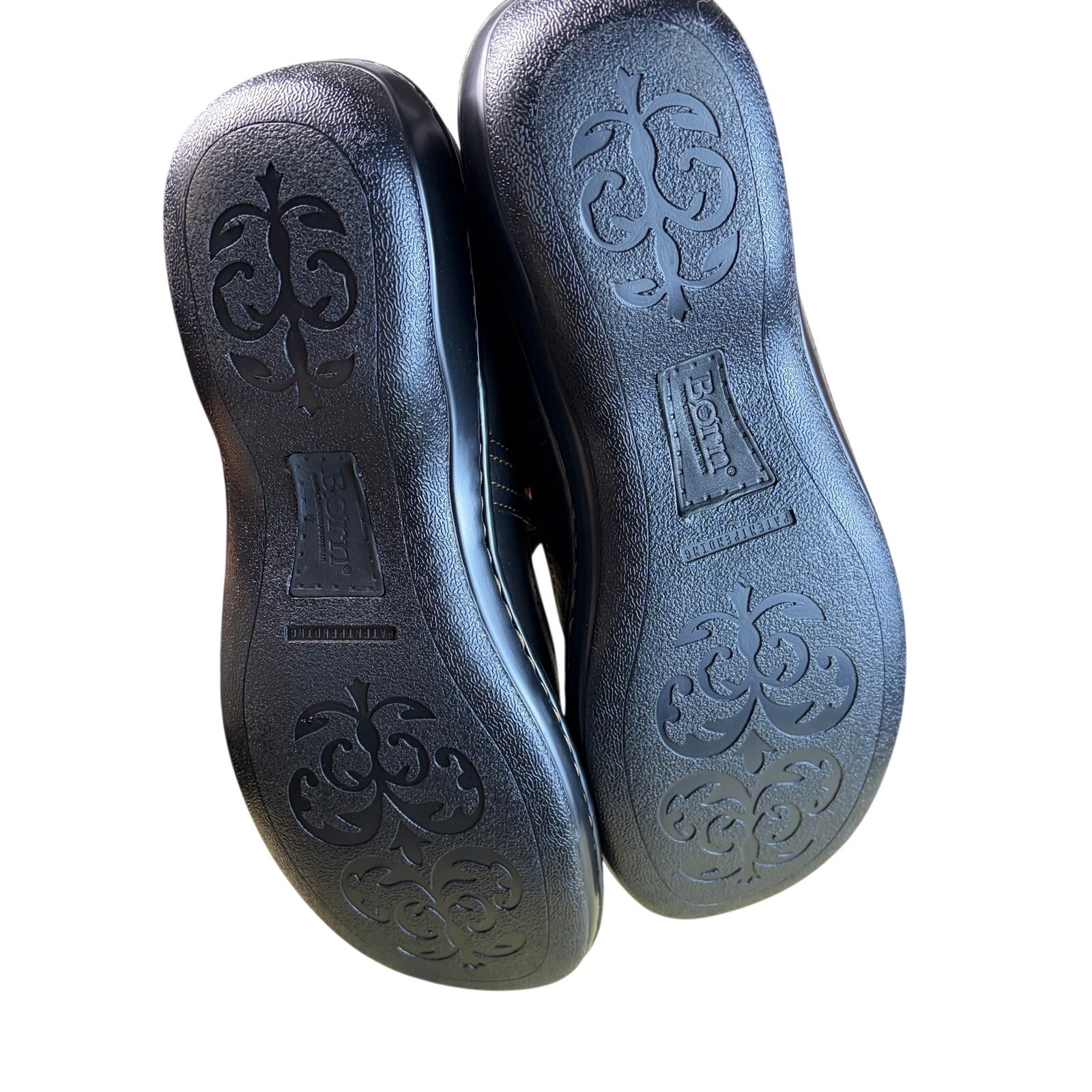 Born Black Leather Mary Jane Shoes Womens 9.5 Comfort Commuter Work