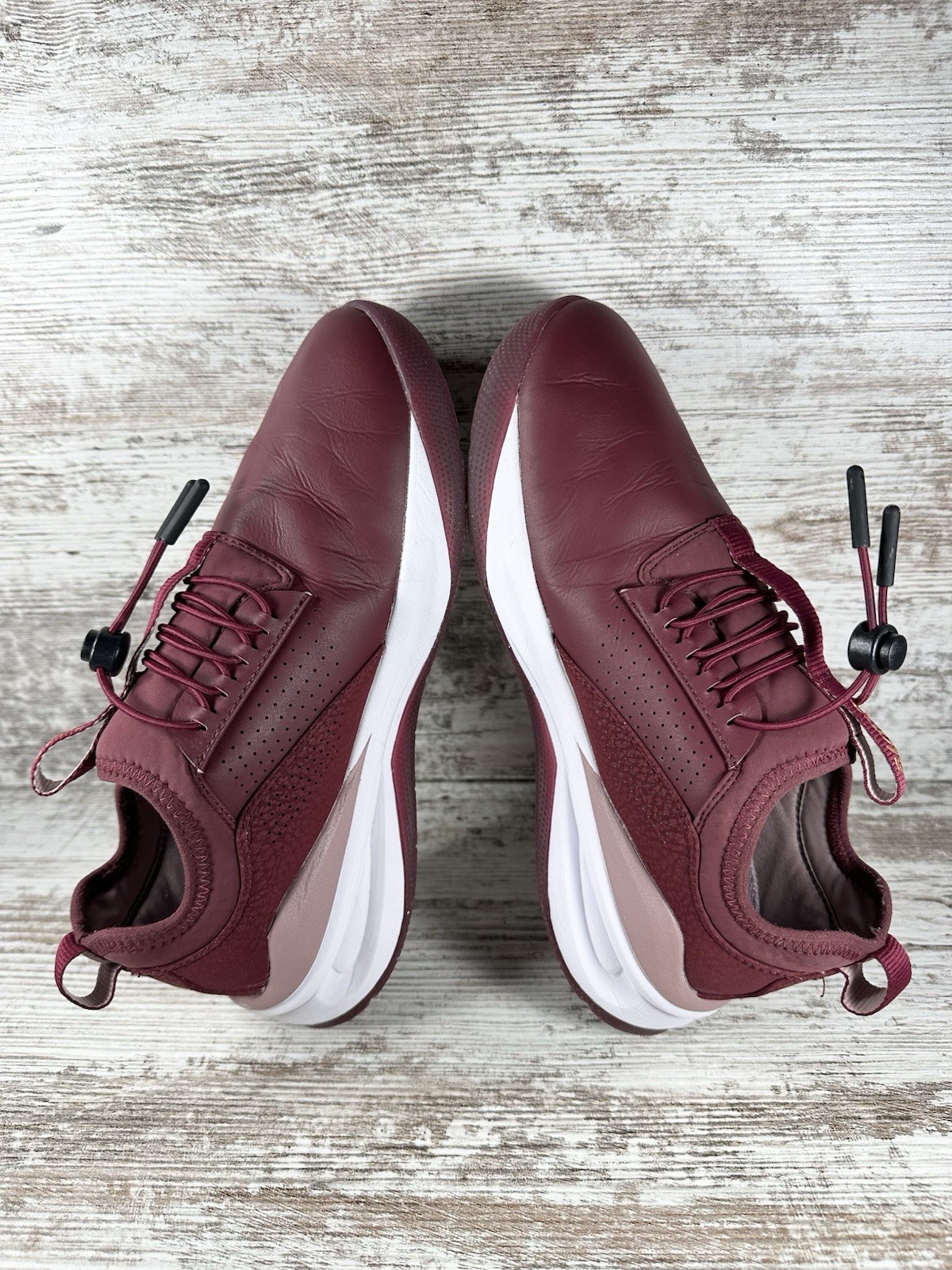 Women’s Clove Drawstring Slip On Nurses Shoes Royal Maroon Sz 7 Athletic EUC!