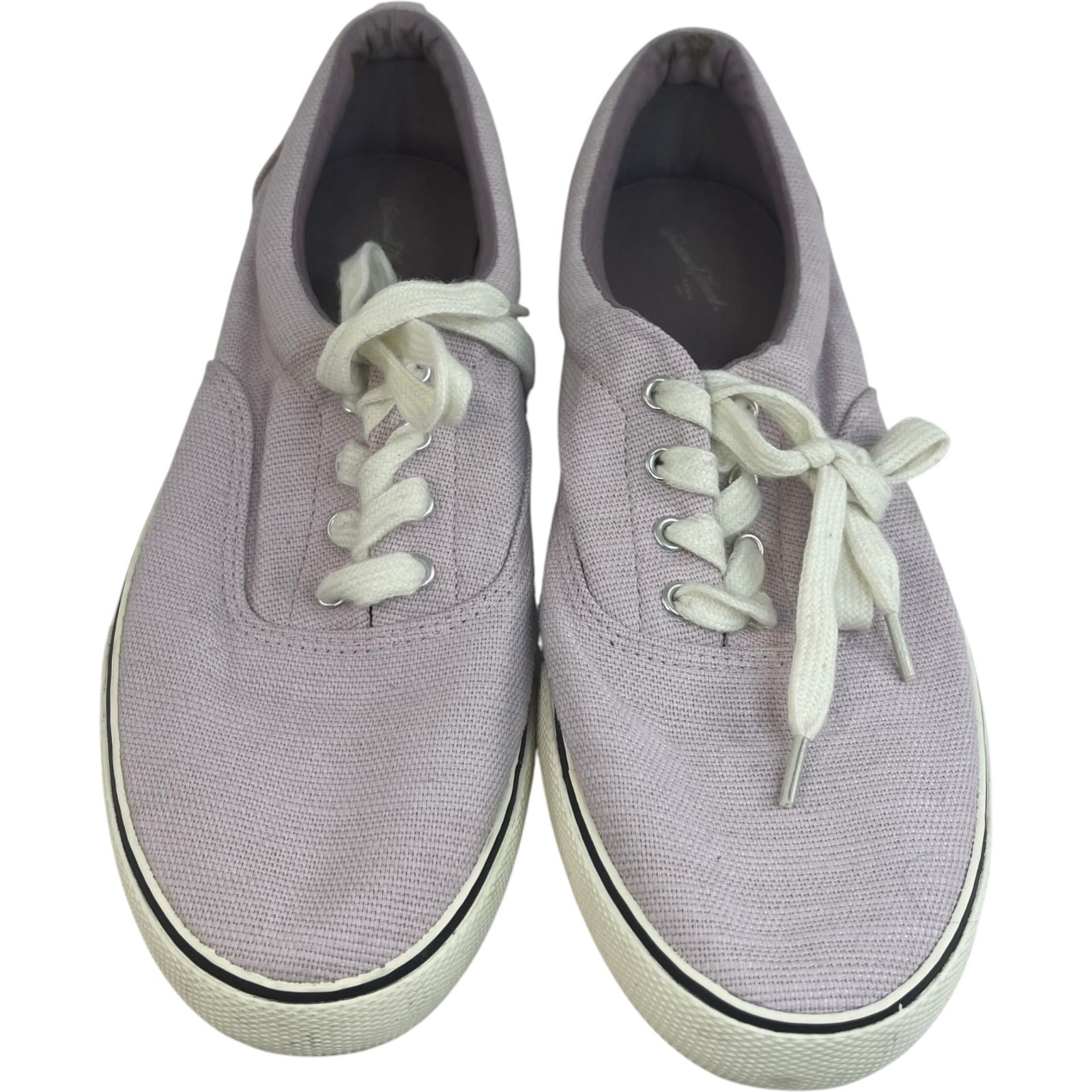Universal Thread Womens Canvas Sneakers Purple Size 9 Casual Lace Up