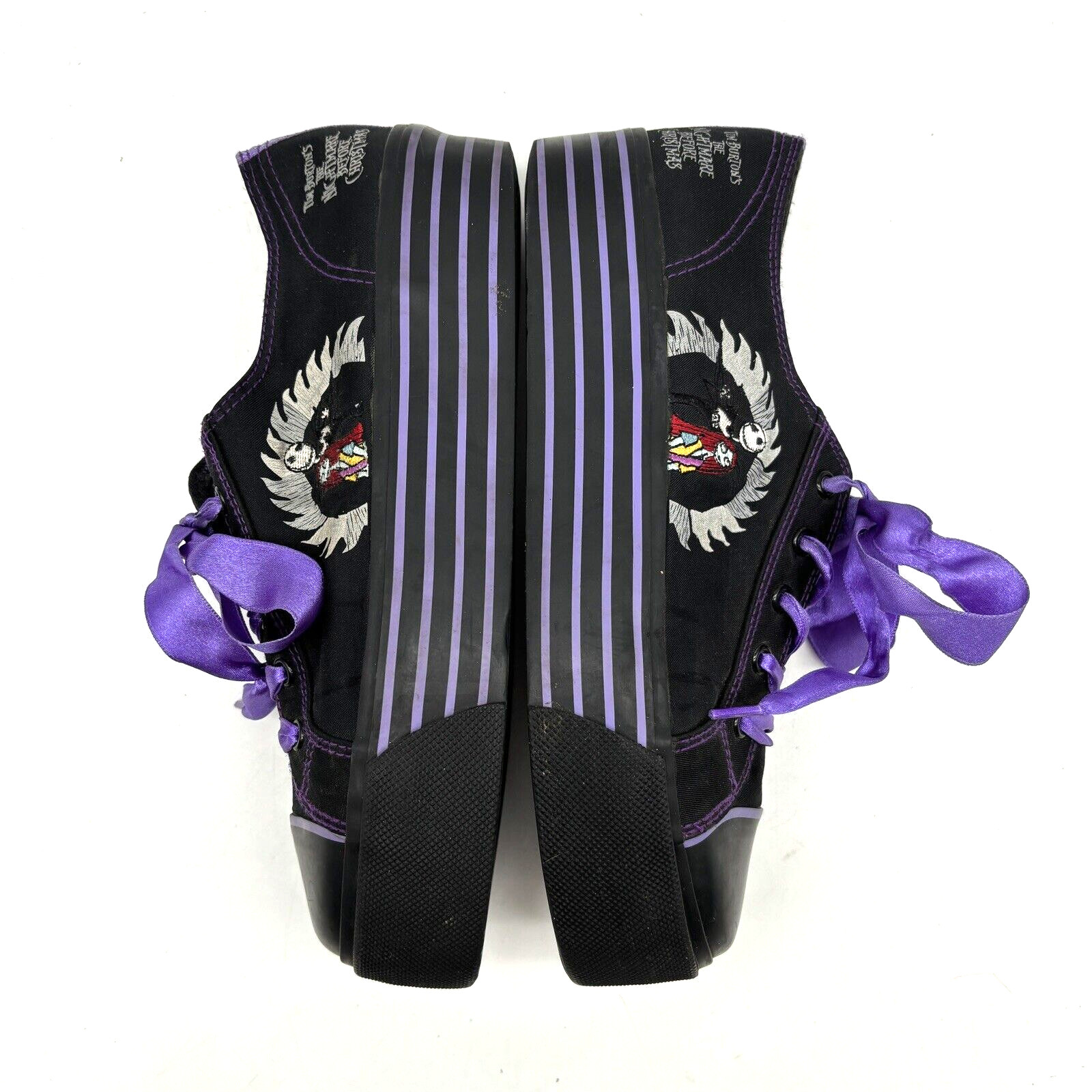 2003 Nightmare Before Christmas 10th Anniversary Black Purple Platform Sneaker 8
