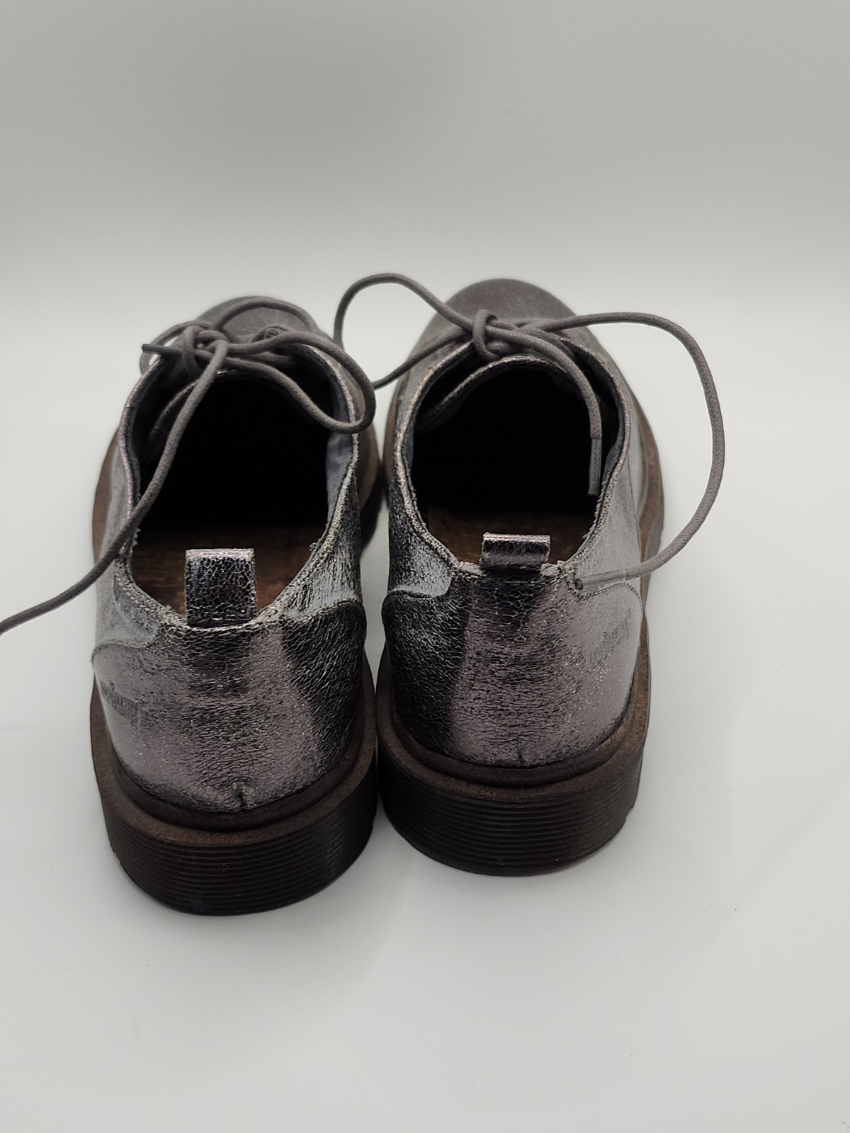 Coolway Shoes Womens Size 9.5 Casual Silver Metallic Grey Shiny Claire EU 40