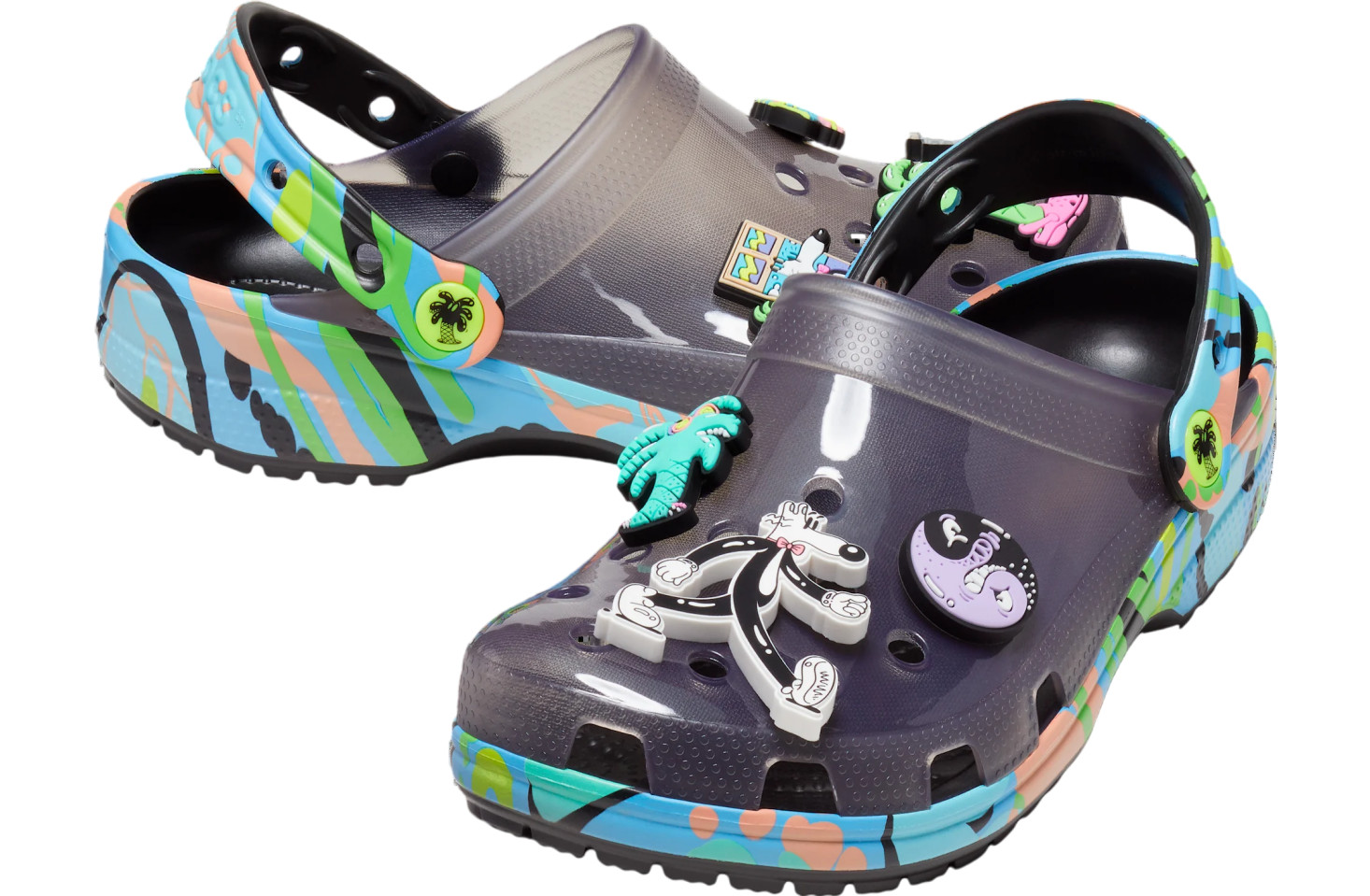 Steven Harrington Translucent Crocs Women’s Size 7