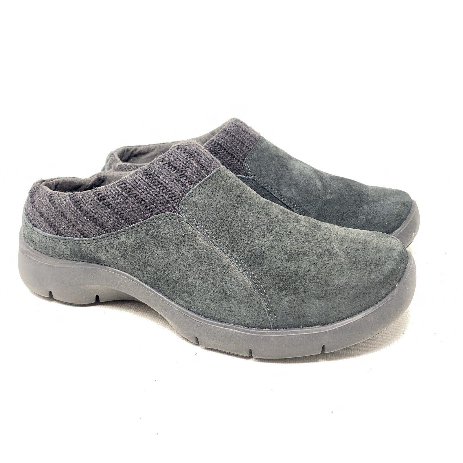Dansko Emily Slip On Clogs Womens 38 US 7.5 – 8 Casual Comfort Green Suede