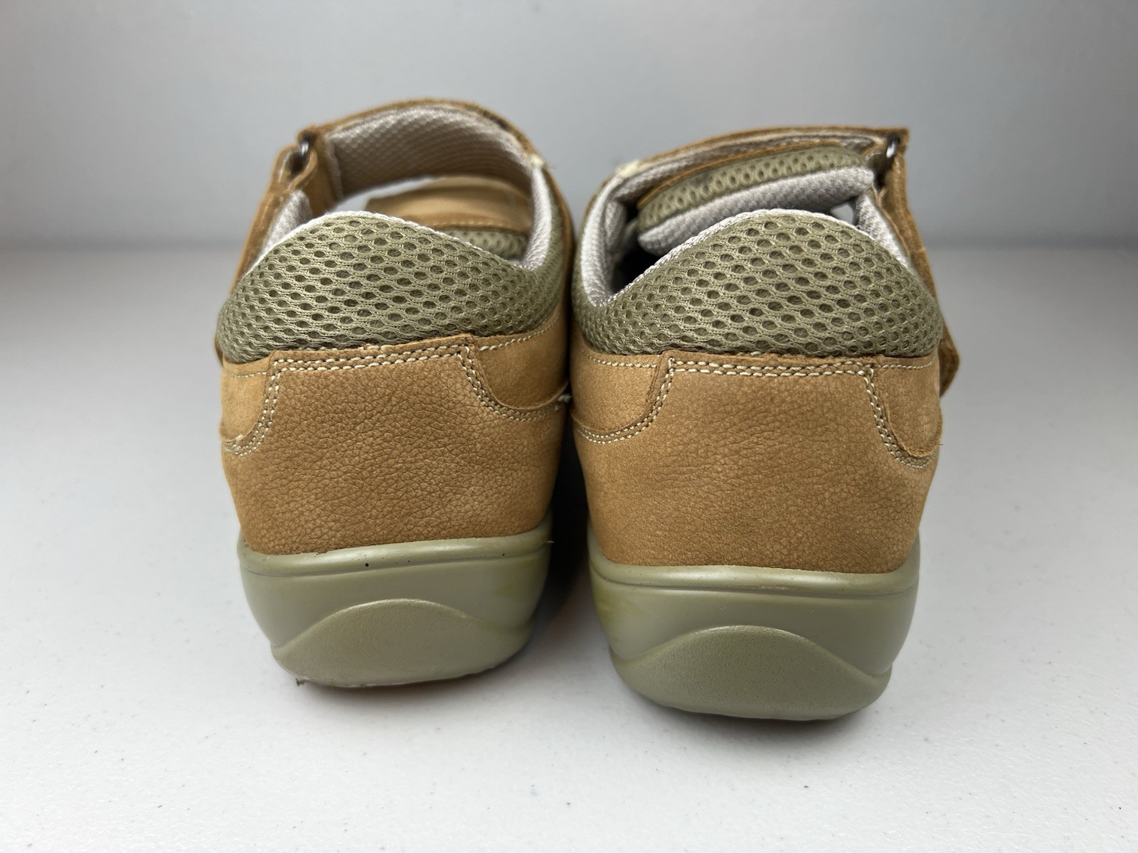 Orthofeet Sarasota Beach Tan Comfort Walking Shoes Womens Sz 11 WIDE Orthopedic