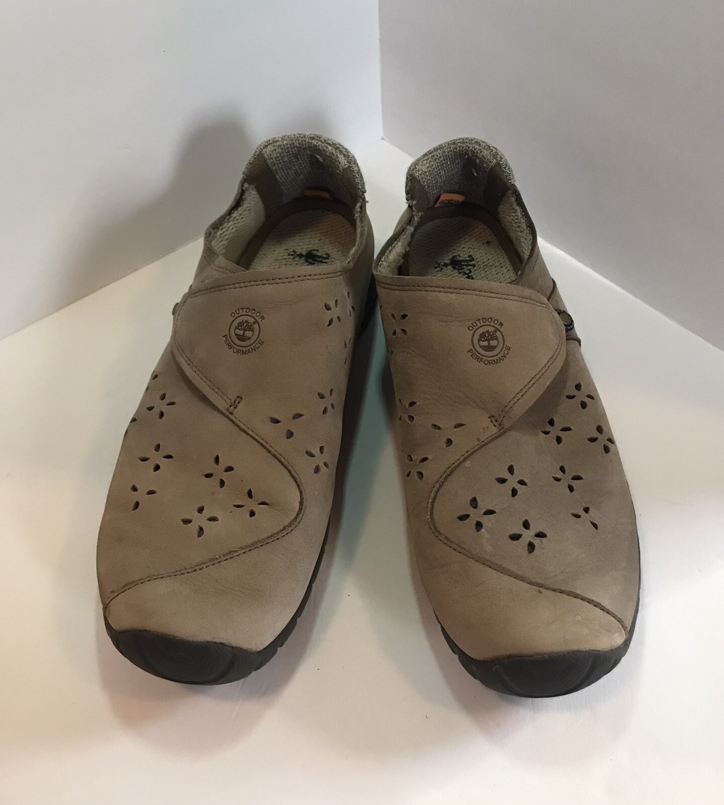 Timberland Smartwool Tan Leather Moccasin Women’s 9 Slip-on Casual Outdoor Shoe