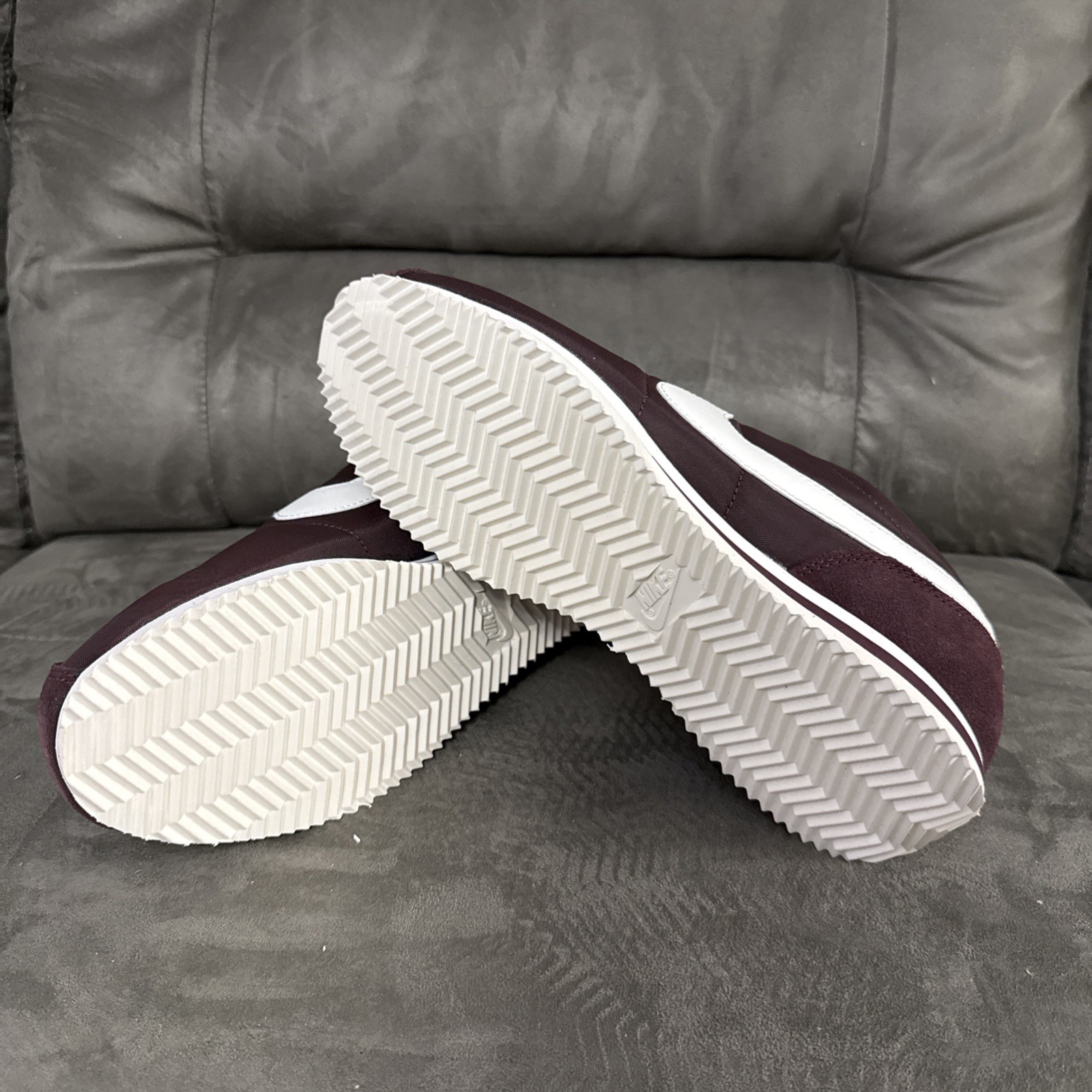Nike Cortez Textile Shoes Burgundy Crush/Sail DZ2795-605 Size W10/M8.5