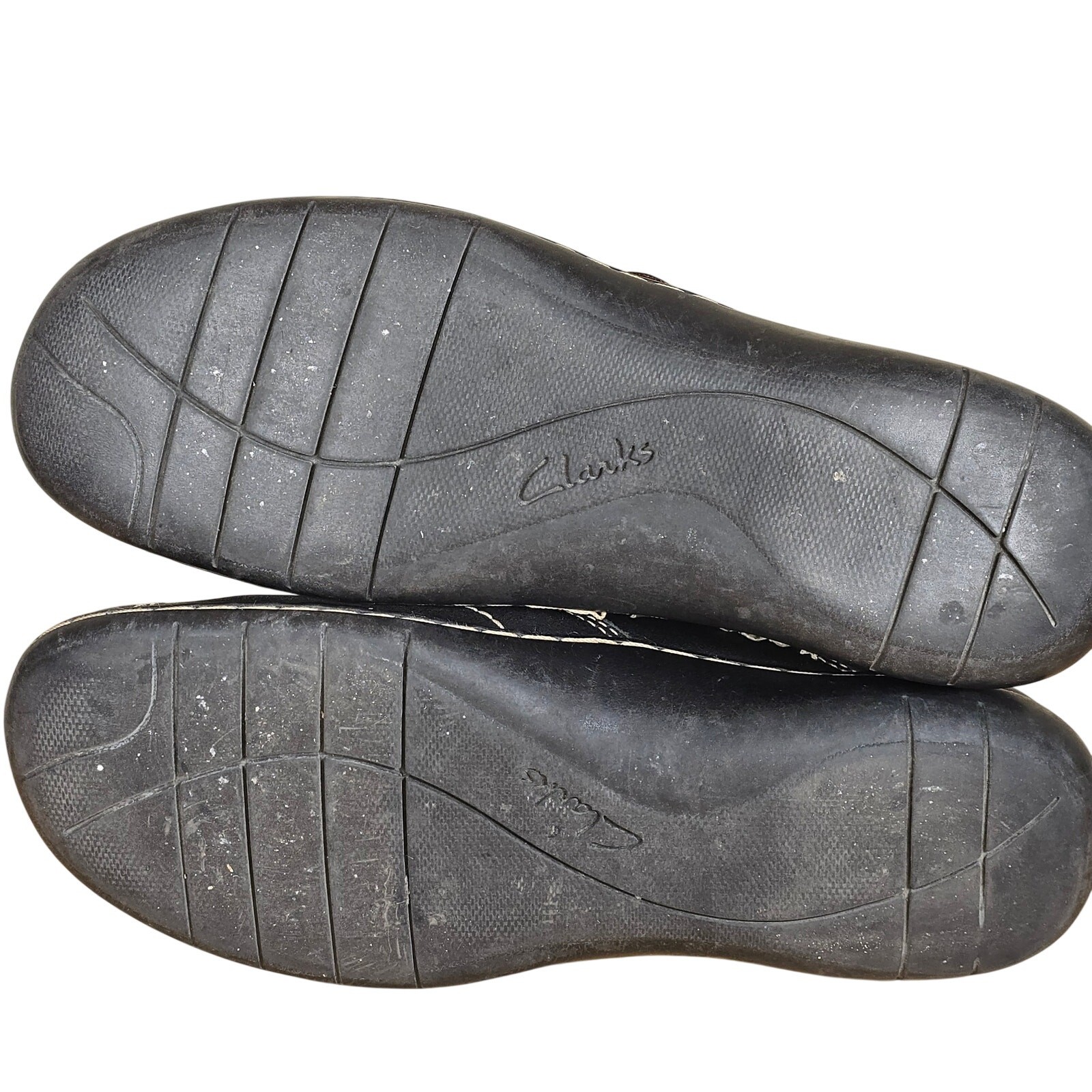 Clarks Un Loop Womens Leather 35062 Slip On Shoes Loafers Black Size 7 M Black