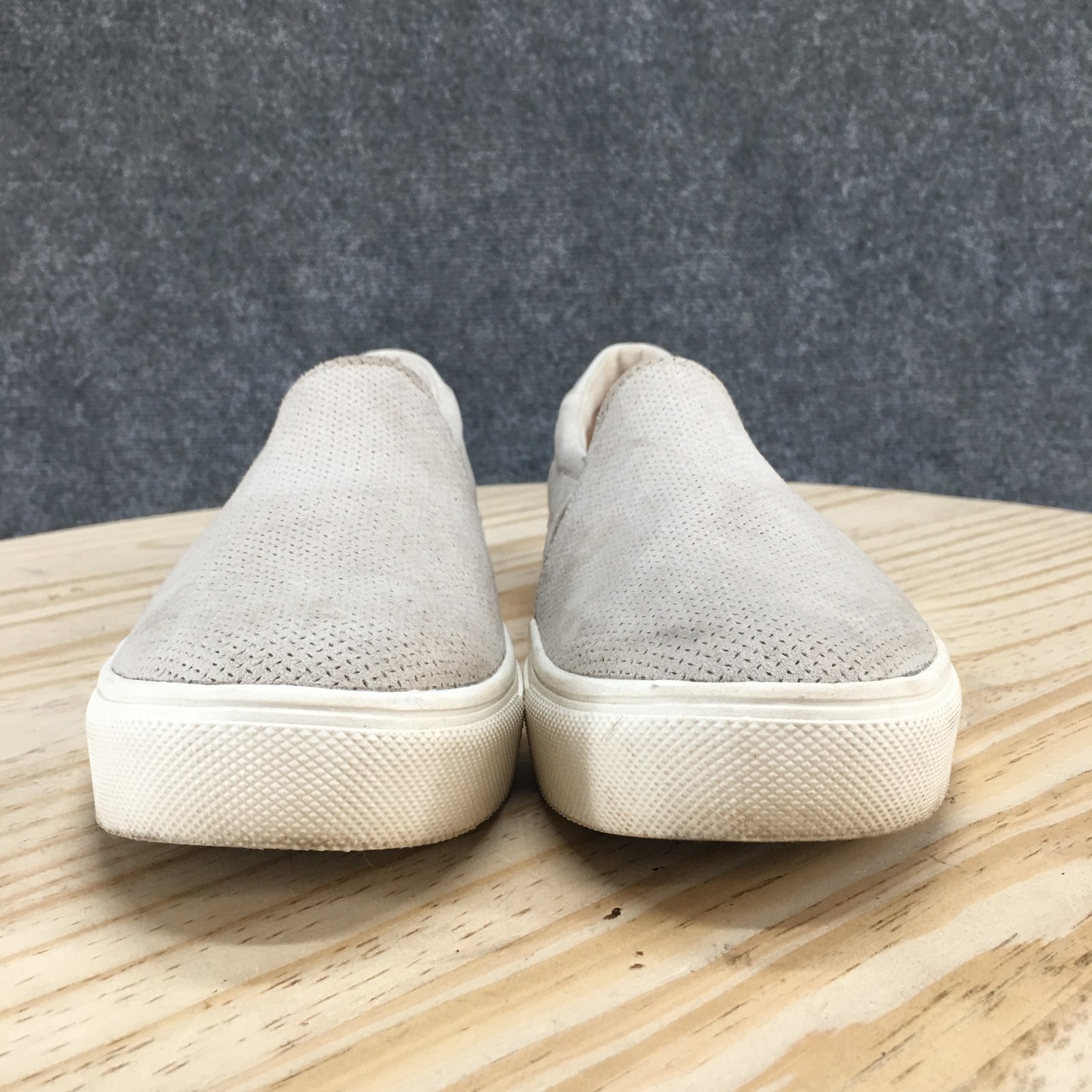 Dr. Scholls Shoes Womens 6 M Nova Slip On Sneakers Gray Fabric Casual Comfort