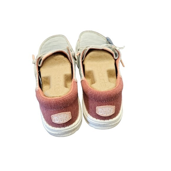 Hey Dude Wendy Funk Jersey Light Grey Womens Slip On Shoes New with Box Size 9