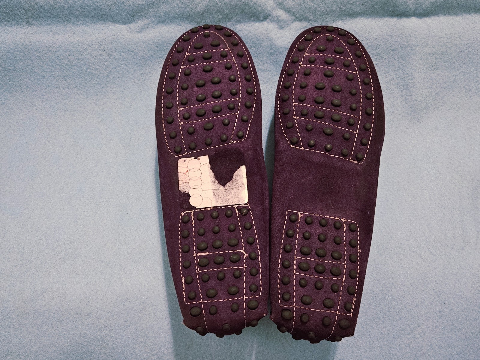 NWOB SOLDINI 1945 Made I Italy Plum/Deep Purple Suede Driving Loafers W’s 7.5