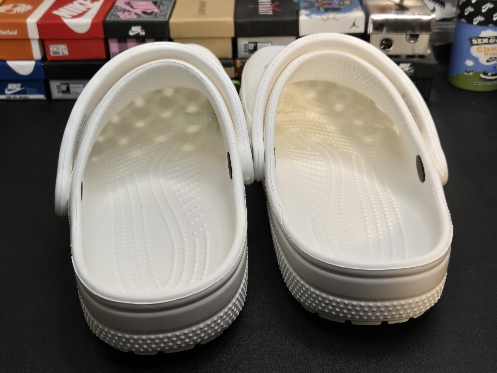 Crocs Unisex White Clogs 10001. Brand New No Box Size 8m 10w Perfect For Summer