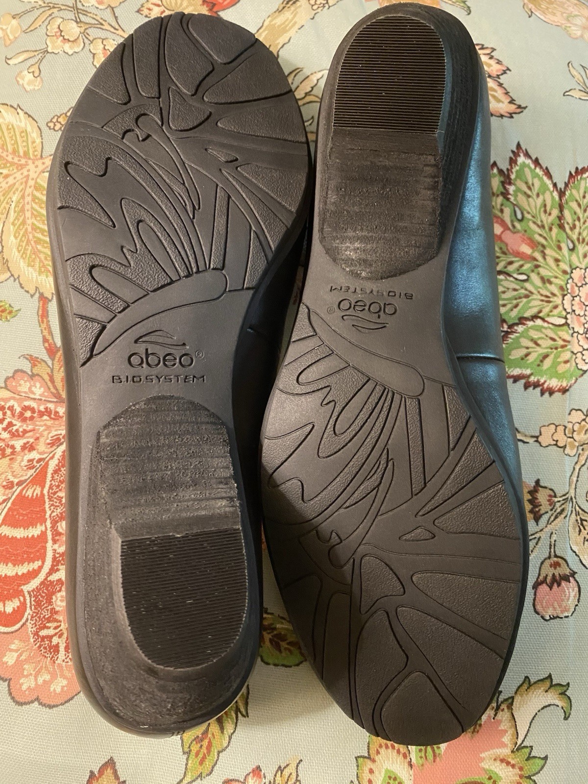 Abeo Women’s ORTHO BIO SYSTEM NEELA Mary Jane Black Leather Shoes ~ Size 10N
