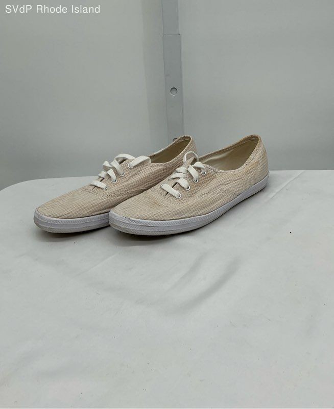 Keds Beige champion seersuckers Casual Shoe Women 8