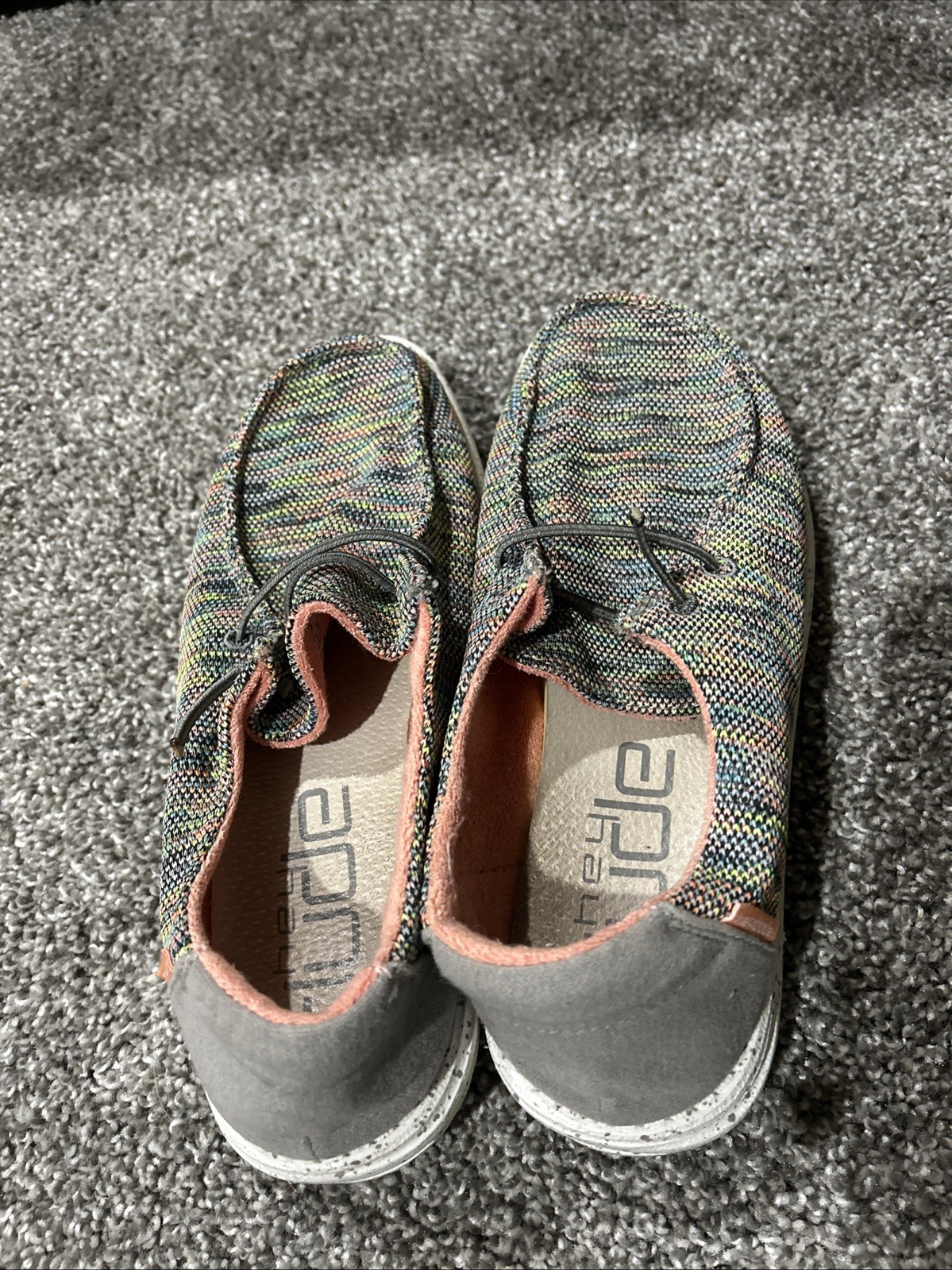 Hey Dude Wendy Sox Size 8 Shoes Sneakers Slip On Peacock Pink 121928341 Women’s