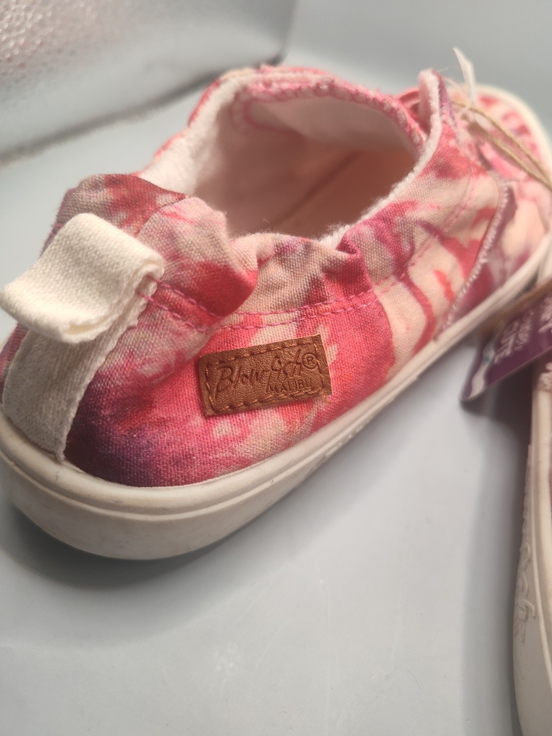 Blowfish Malibu Super foam Pink Rainwater Tie Dye Sneaker Slip On Shoes Size 8.5